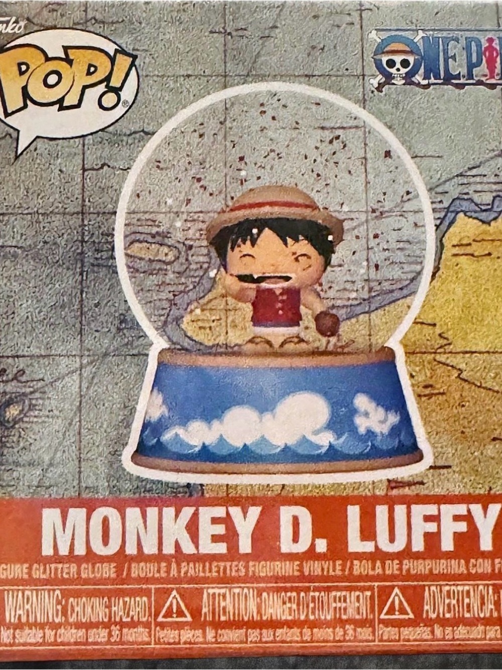 Funko One Piece Monkey D. Luffy Glitter Globe - SEALED